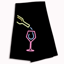 Load image into Gallery viewer, Wine Down Tea Towel
