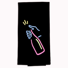 Load image into Gallery viewer, Popping Bottles Tea Towel